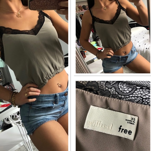 WILFRED OLIVE GREEN BLOUSE - Picture 1 of 1